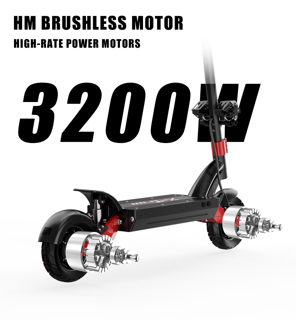 X-tron X10Pro-Metall-Falten-elektrischer Roller Rostfreier Tragbarer 3200W Power Motor-Roller Für Erwachsene