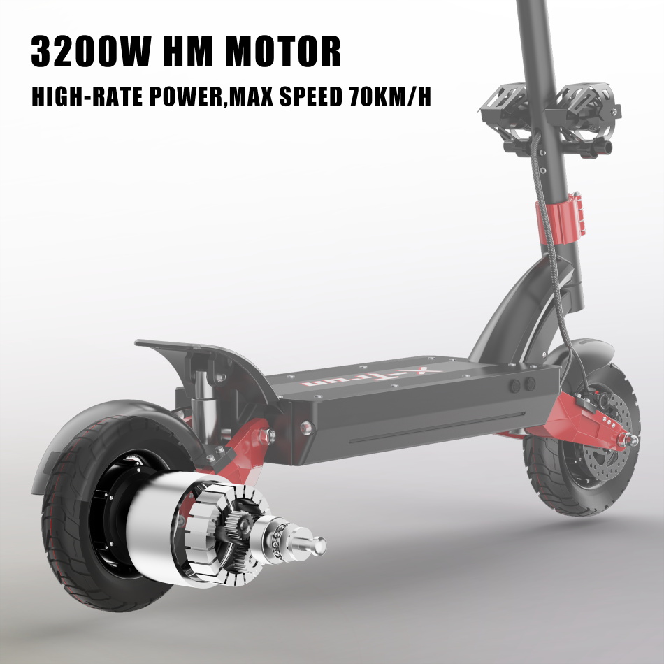 X-tron X10Pro-Metall-Falten-elektrischer Roller Rostfreier Tragbarer 3200W Power Motor-Roller Für Erwachsene