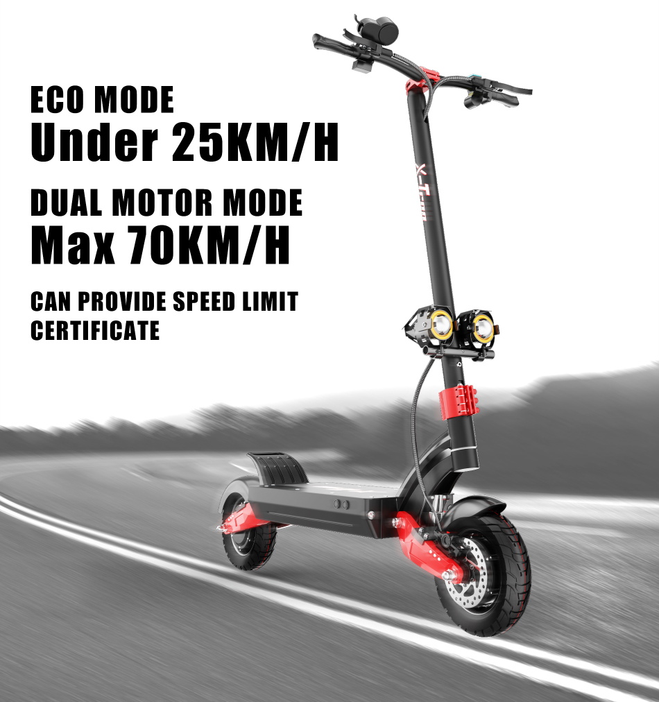 X-Tron X10pro Metal Dobrável Scooter Elétrico À Prova De Ferrugem Portátil 3200W Motor Scooter De Motor Para Adultos