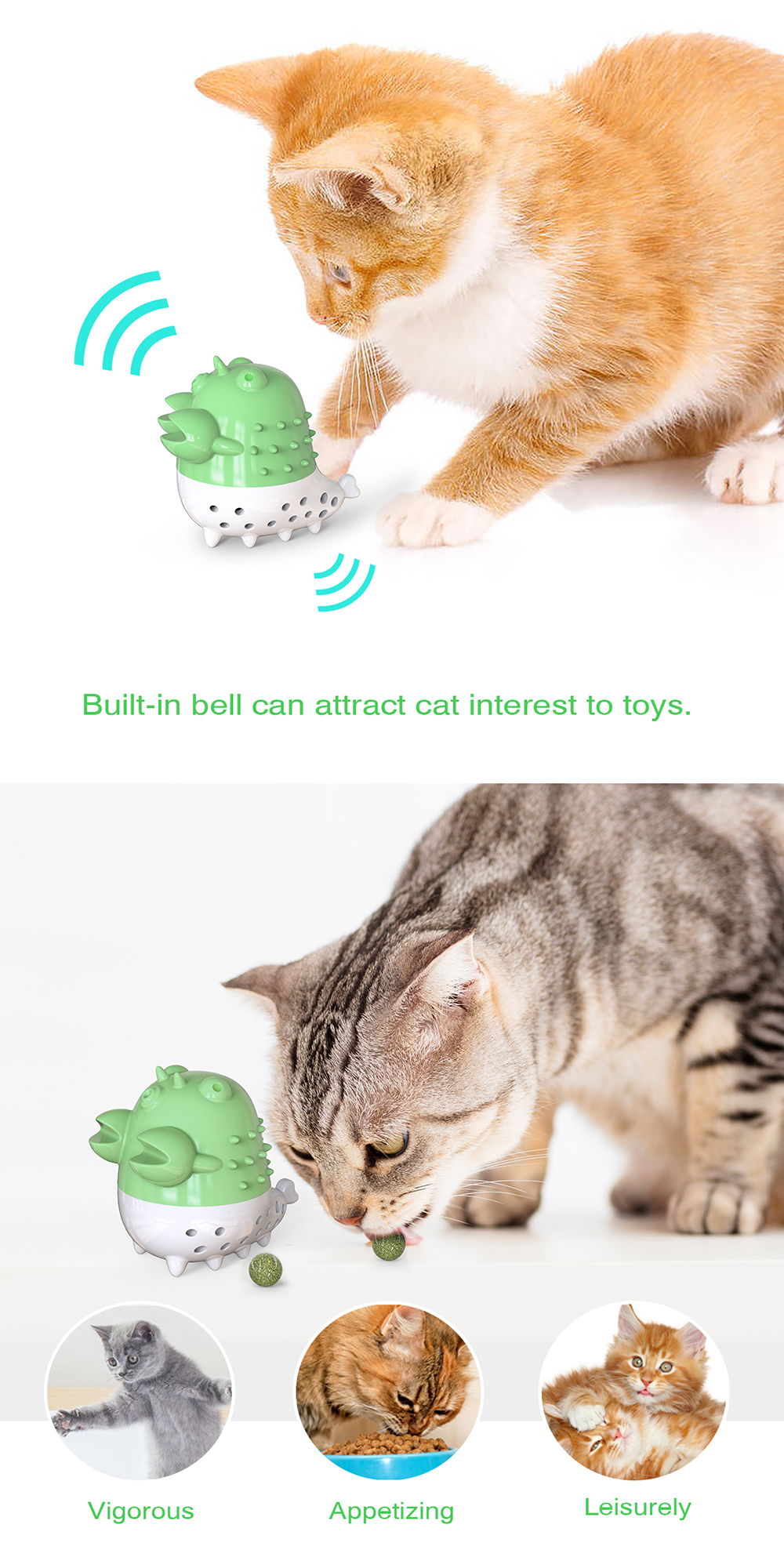 Dog Cat Pet Crayfish Toy Gnawing Tooth Cleaner - Green-2