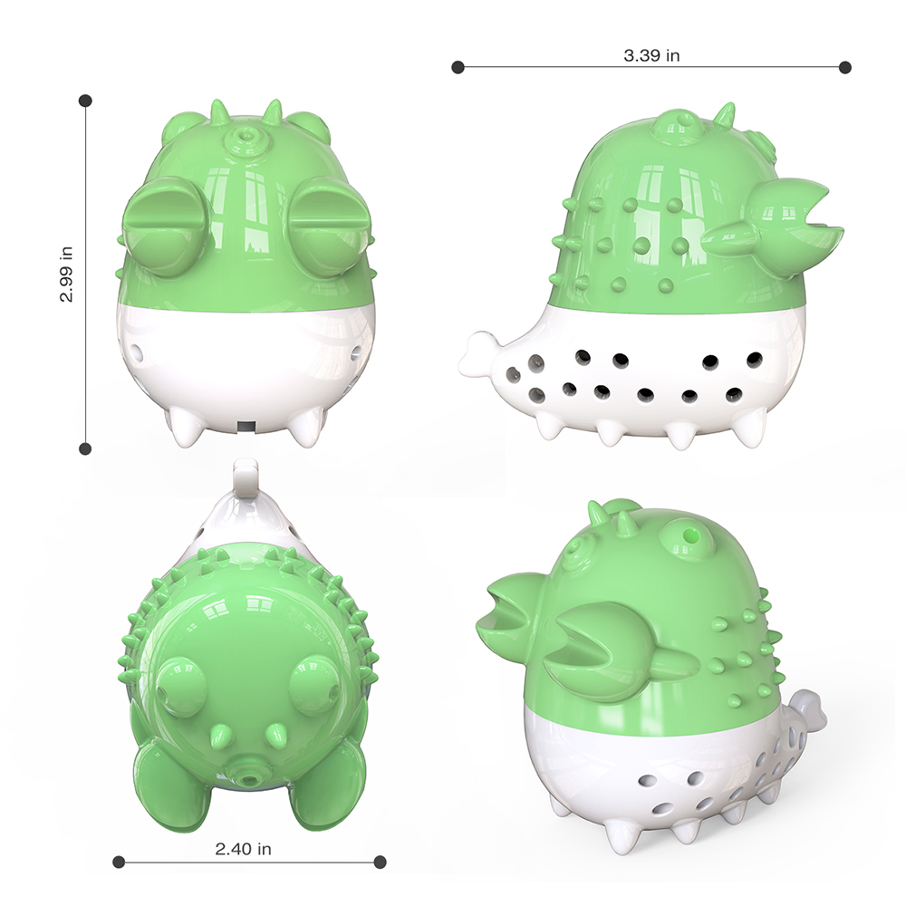 Dog Cat Pet Crayfish Toy Gnawing Tooth Cleaner - Green-5
