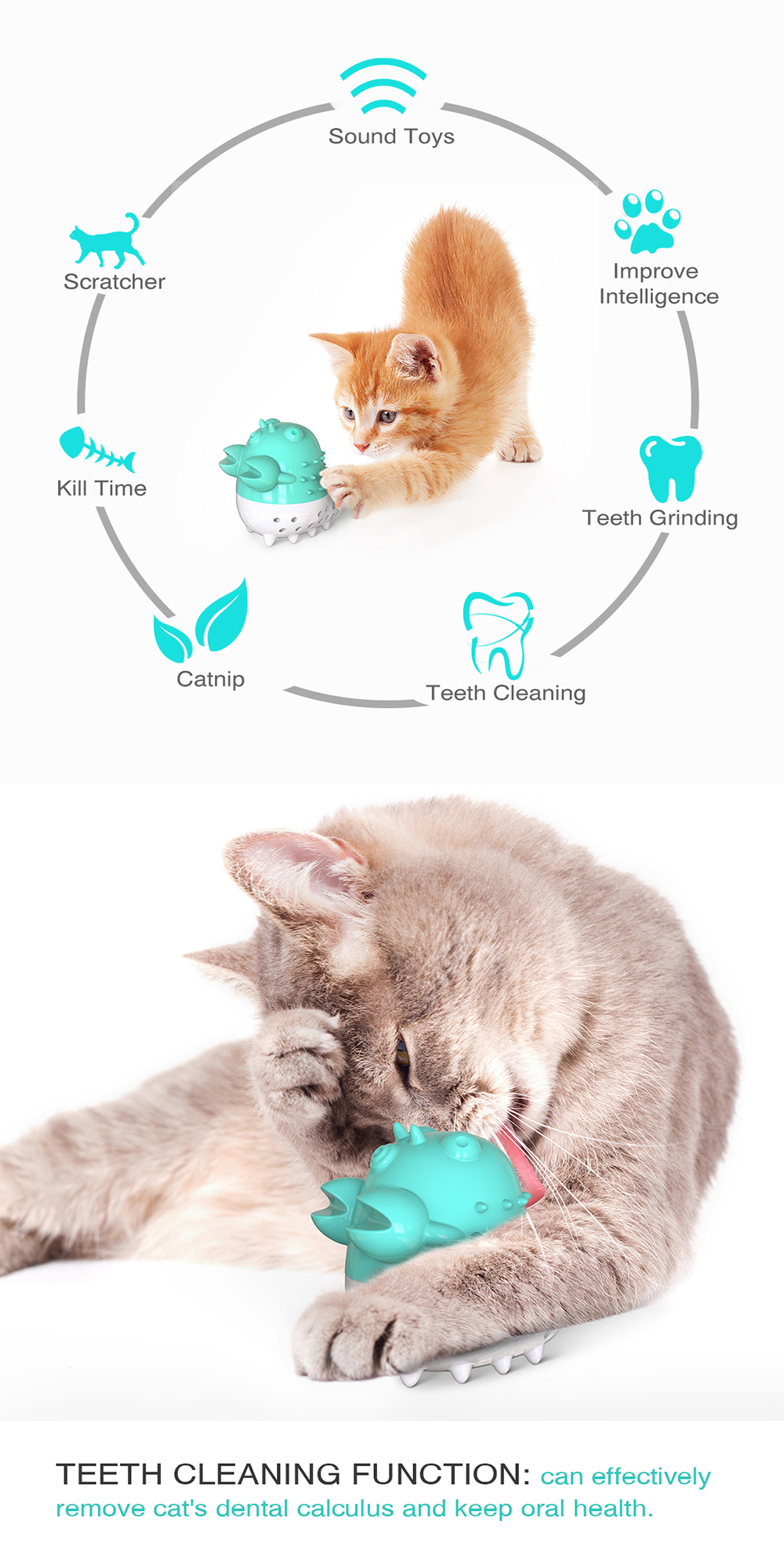 Cão Gato De Estimação Brinquedo Lagostins Roendo Limpador De Dente - Azul-1