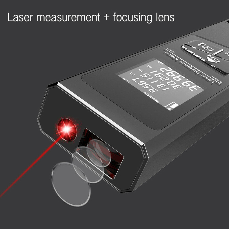 40 Mt Smart Digital Laser Entfernungszähler Range Finder USB-Ladung Rangfinder Handheld Entfernungsmessgerät