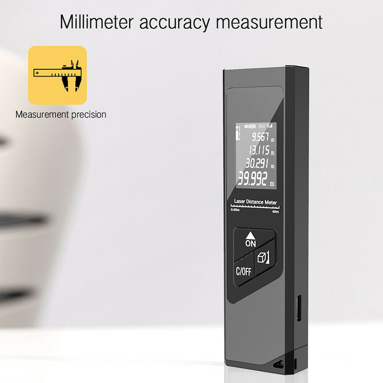 40M SMART SMART DANGE DISTANCE DE DISTANCE DE DISTANCE DE DISTANCE DANS LE MARCHE DE CHARGE DE CHARGEMENT USB DISTANCE DE PORTÉE DE PORTATEUR MESURATION