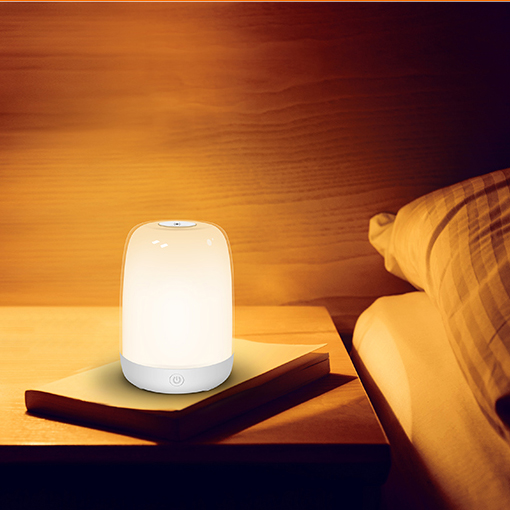 A100 Dimmable Rechargeable Touch Night Light Bedside Lamp with RGB Color Changing for Bedroom Living Room-14