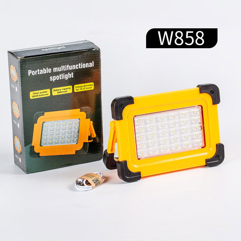 E-SMARTER W859 30LED Portable Spotlight COB Work Light Floodlight 3 Modes Outdoor Camping Lantern Flashlight-11