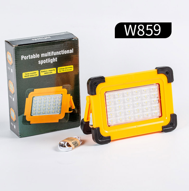 E-SMARTER W859 30LED Portable Spotlight COB Work Light Floodlight 3 Modes Outdoor Camping Lantern Flashlight-12