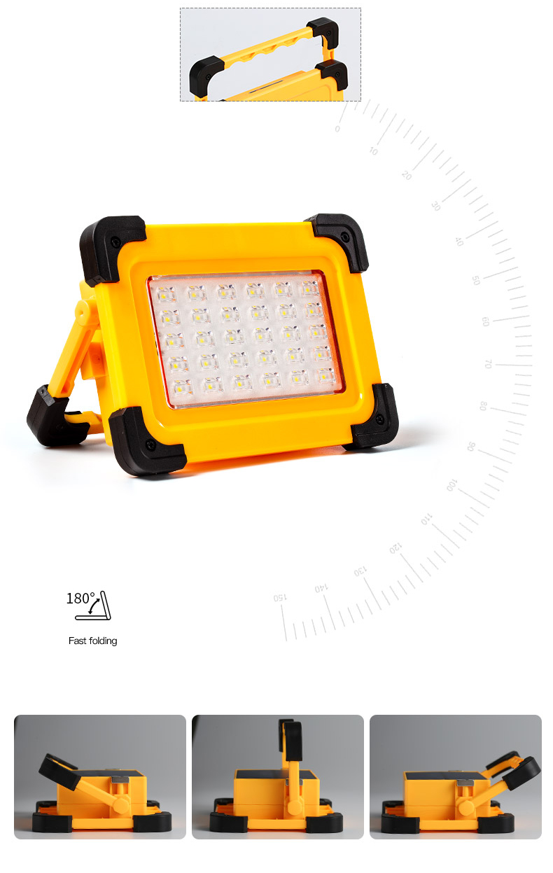 E-SMARTER W859 30LED Portable Spotlight COB Work Light Floodlight 3 Modes Outdoor Camping Lantern Flashlight-8