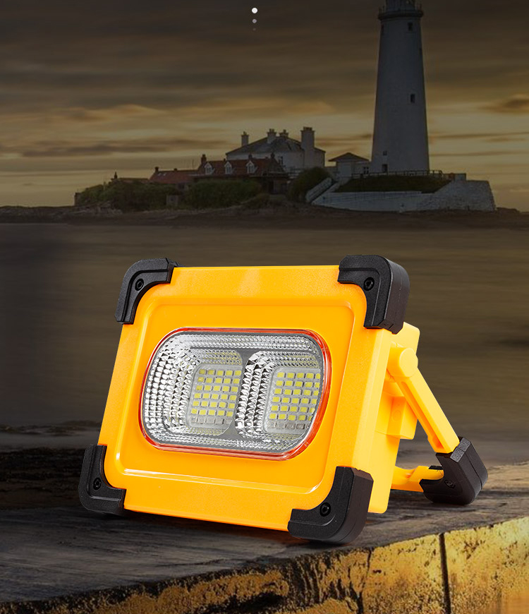 E-SMARTER W857 60LED Outdoor Camping Emergency Portable Lamp Flashlight Garden Lawn Lights Lamp 4 Modes Spotlight with Magnet-1
