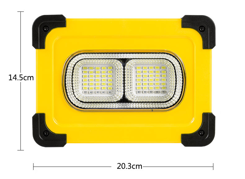 E-SMARTER W857 60LED Outdoor Camping Emergency Portable Lamp Flashlight Garden Lawn Lights Lamp 4 Modes Spotlight with Magnet-11