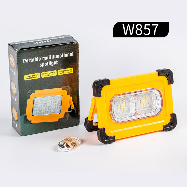 E-SMARTER W857 60LED Outdoor Camping Emergency Portable Lamp Flashlight Garden Lawn Lights Lamp 4 Modes Spotlight with Magnet-12