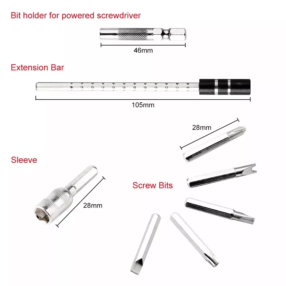 115pcs / Définir Des Tournevis Multifonctions Pour Horloge Mobile PC Démontage Des Outils De Précision De Précision