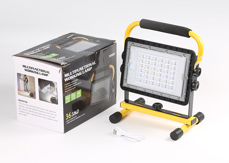 Linteria de la Lámpara de Trabajo Multifunción W860C Con Soporte Para el Banco de Emergencia de Suministro de Emergencia Para Acampar Camping Lantern