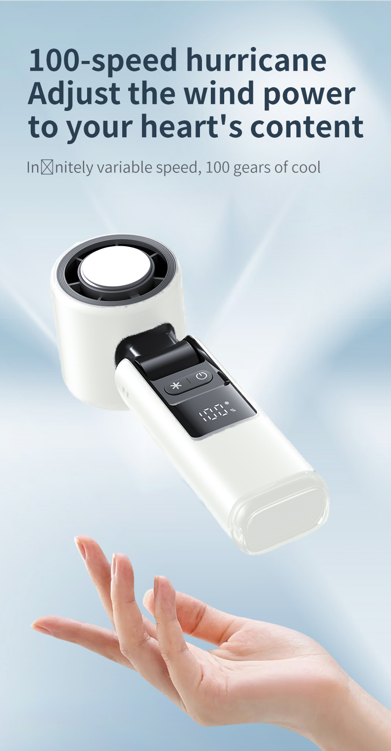 Cold Compress Handheld Fan — lifestyle 3
