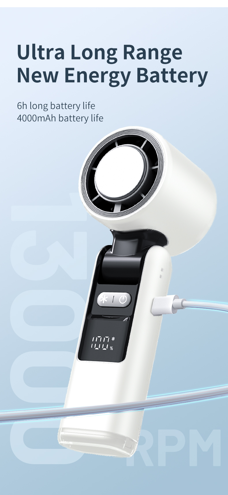 Cold Compress Handheld Fan — lifestyle 6