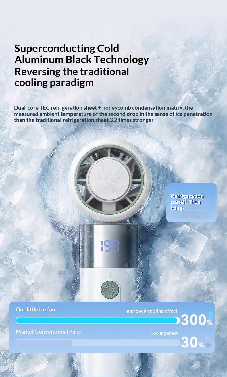 Folding Handheld Fan — lifestyle 4