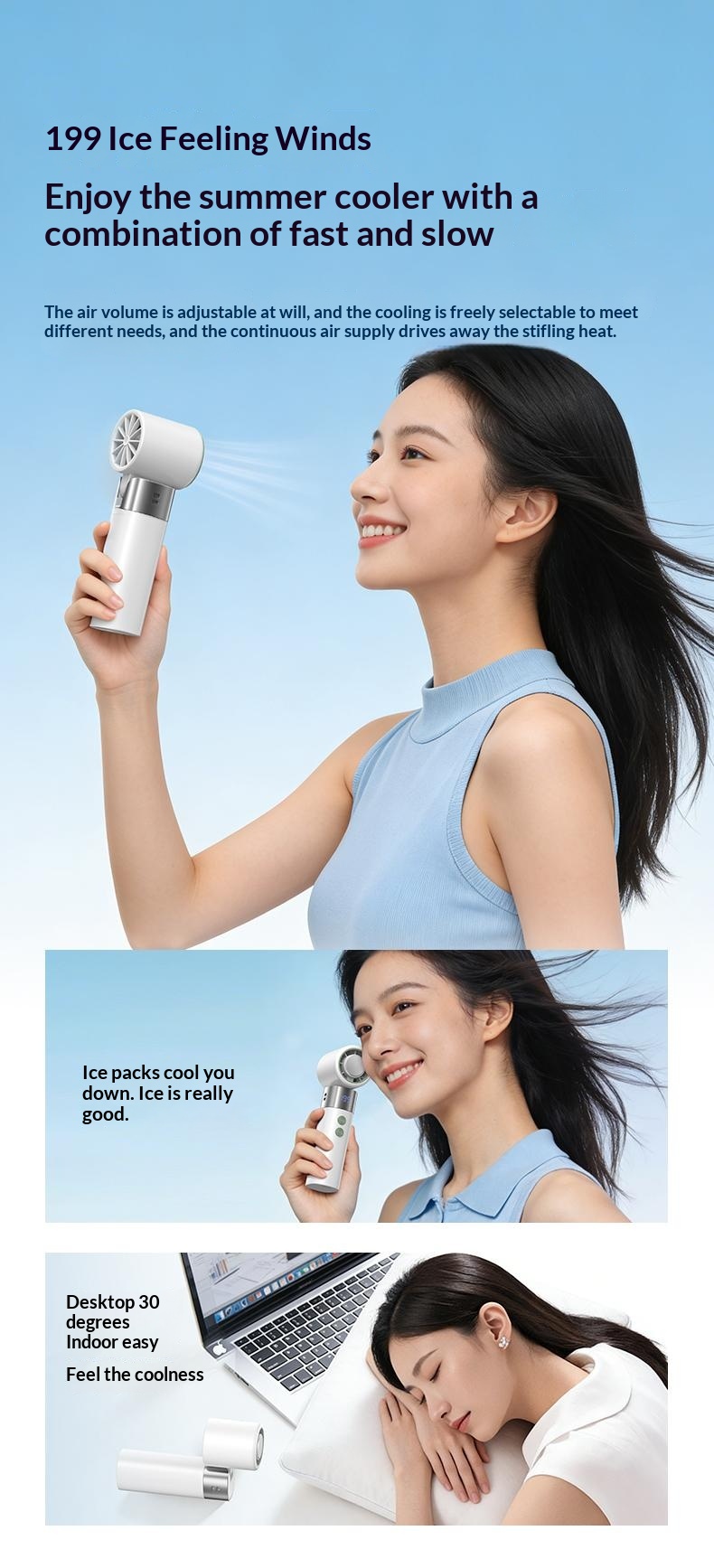 Folding Handheld Fan — lifestyle 9