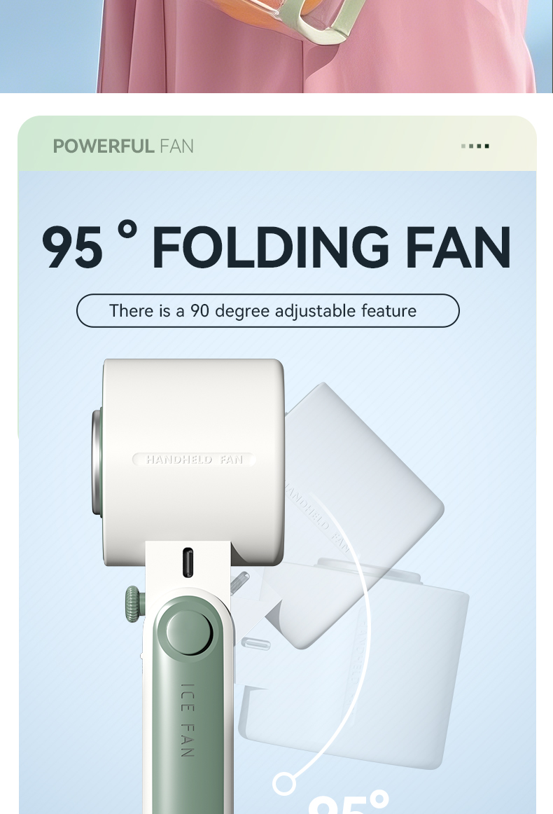 Ice-Cool Refrigeration Neck and Desk Fan — lifestyle 13