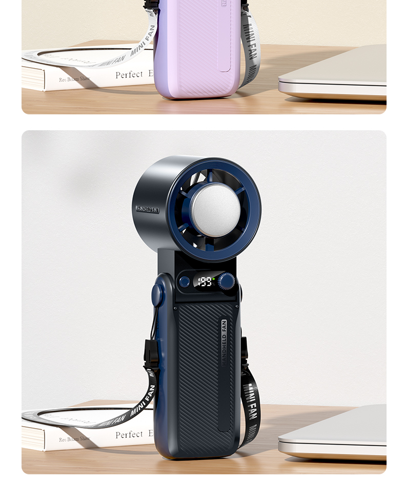 Ice-Cool Refrigeration Neck and Desk Fan — lifestyle 21