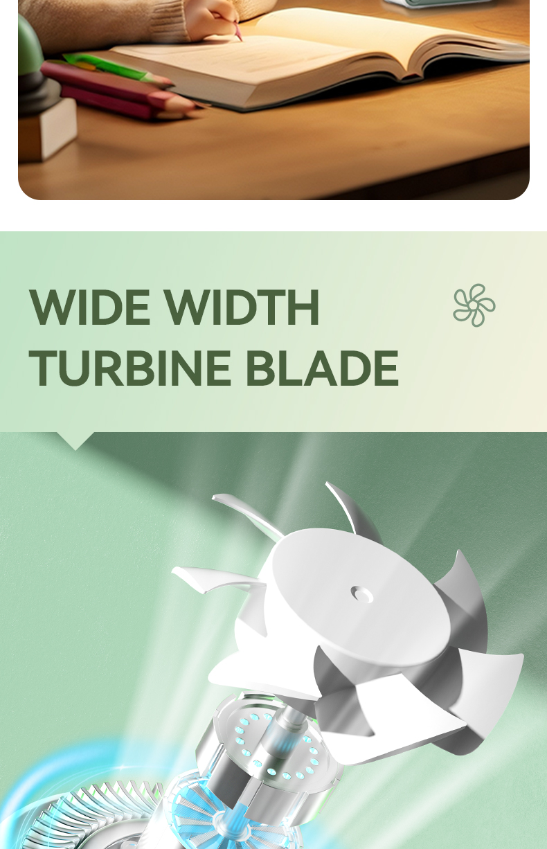 Ice-Cool Refrigeration Neck and Desk Fan — lifestyle 4
