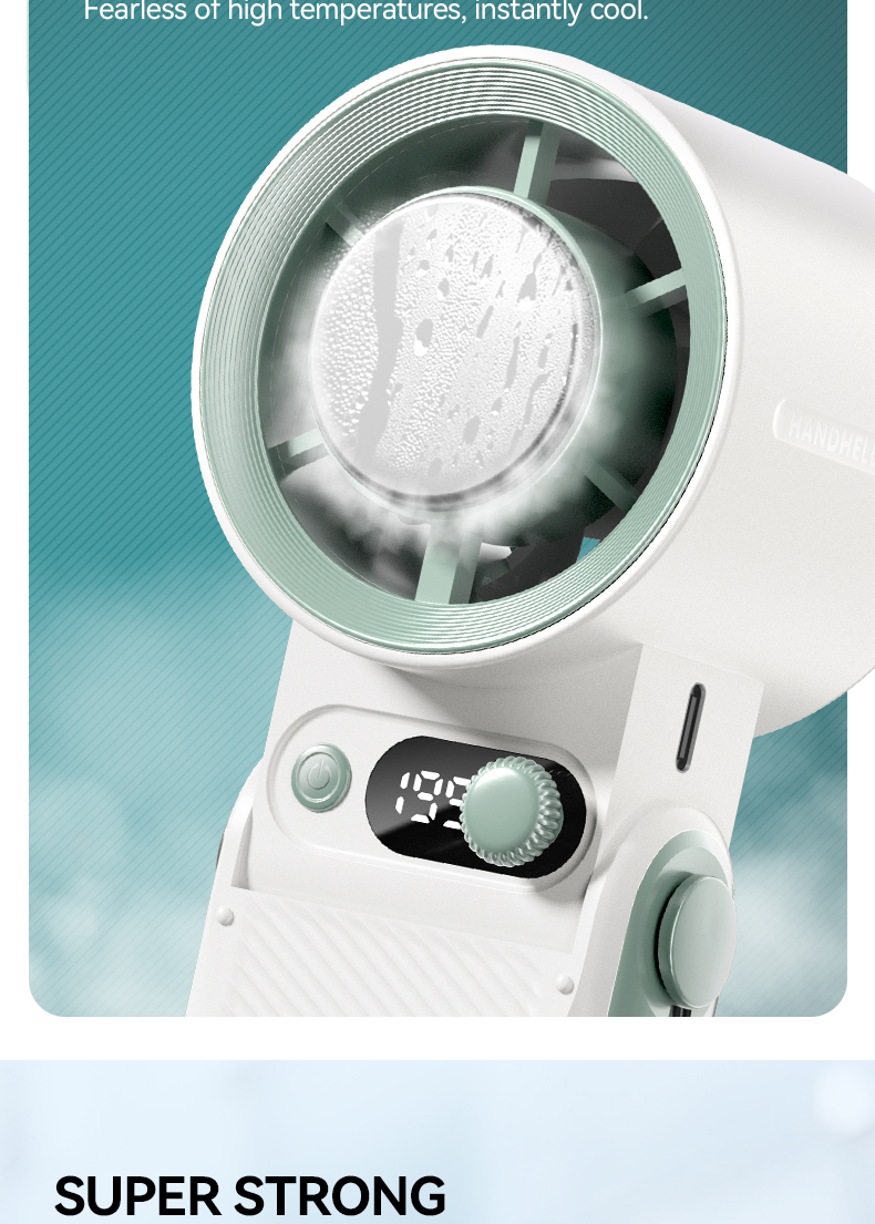 Ice-Cool Refrigeration Neck and Desk Fan — lifestyle 8