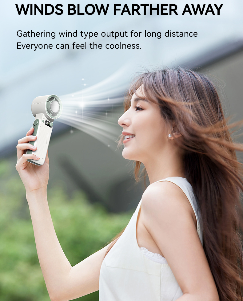 Ice-Cool Refrigeration Neck and Desk Fan — lifestyle 9