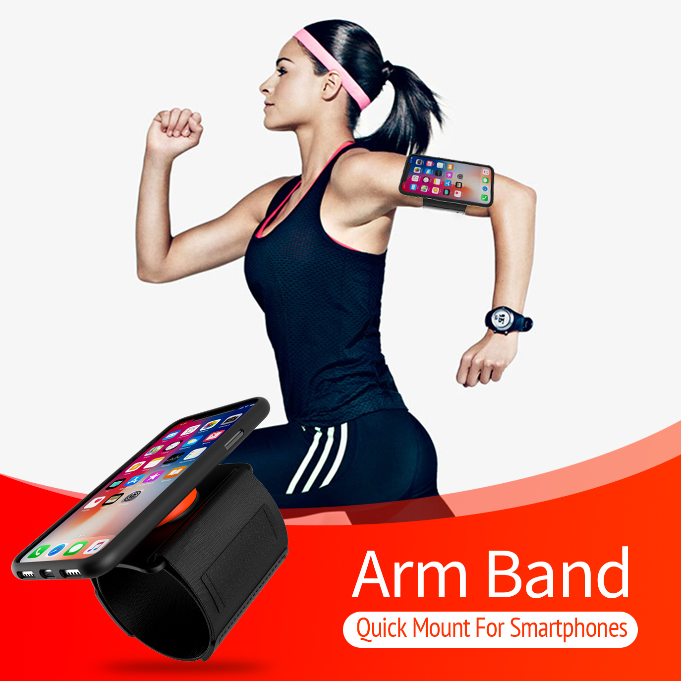 Universal Phone Arm Clamp Sports Sports Sporter Running Armband