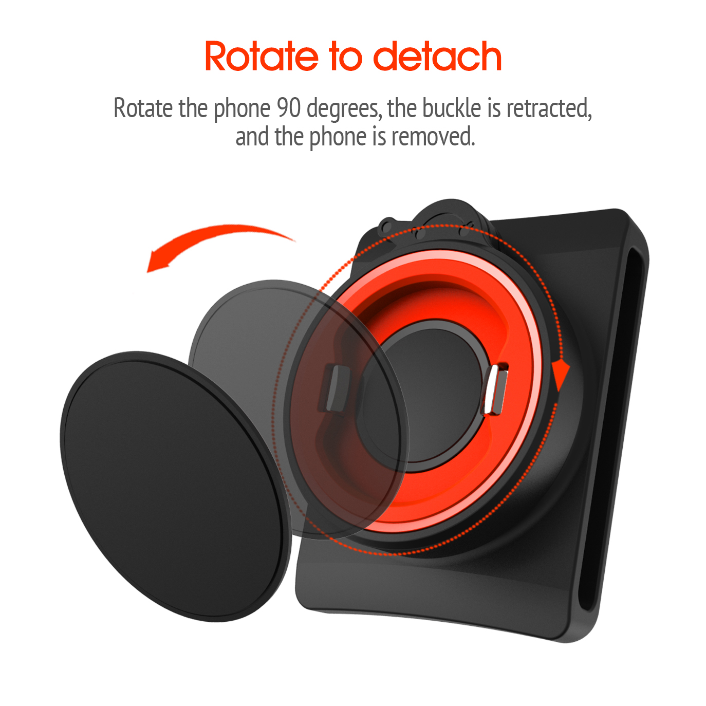 Outdoor Universal Mobile Phone Belt Clip Quick Mount