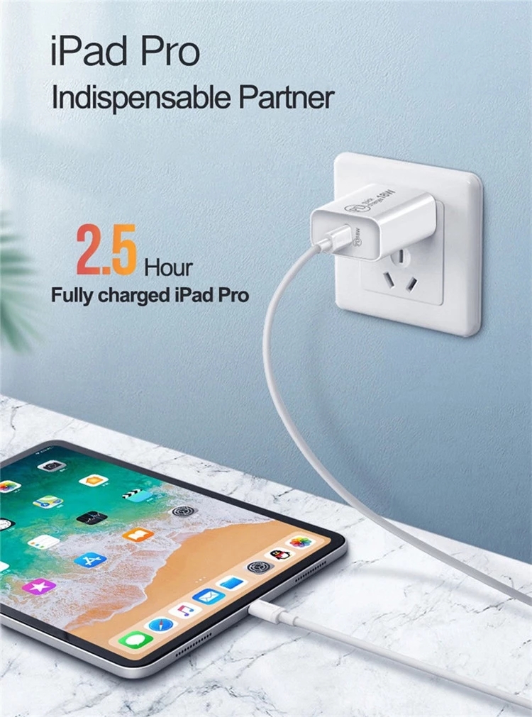 Qc3.0 + PD 18W Chargeur Rapide Chargeur Mural du Chargeur Rapide Pour Iphone Huawei Etc. - Bouchon AU