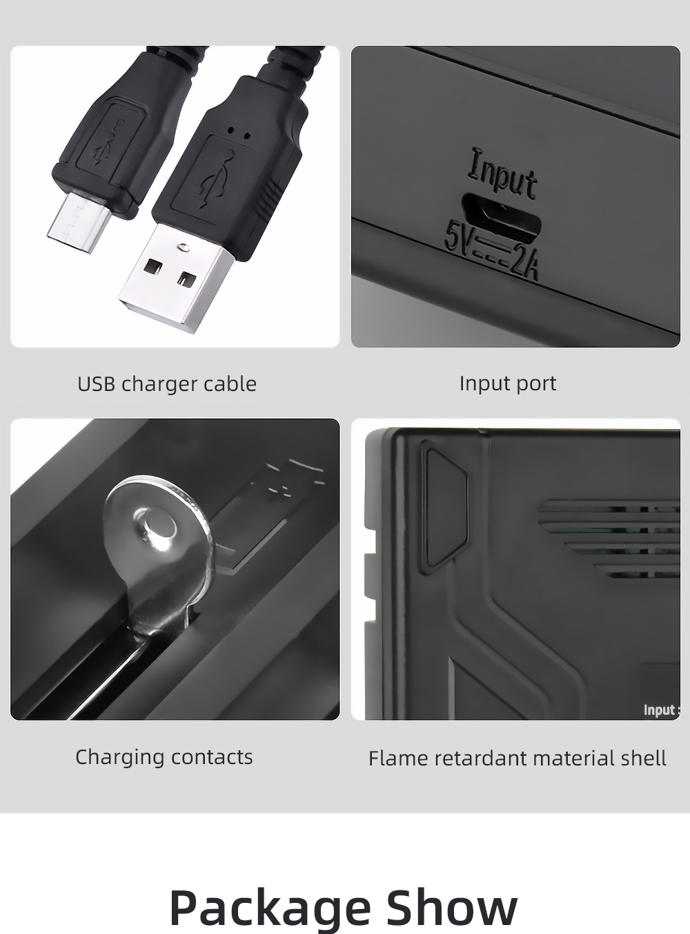 Essager ECDQ-D401 4-Slot 18650 Batterieladegerät Universal Wiederaufladbare Batterieladung Für AA AAA Lithium Li-ionen-batterien