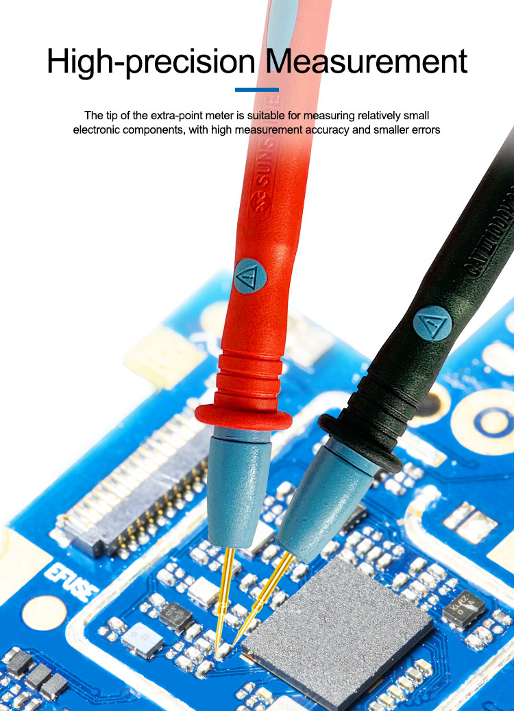 Sunshine SS-024A Super Hard Super Sharp Inoxydless Steel Avec Une Sonde en or Électrote Spéciale (sans Logo)