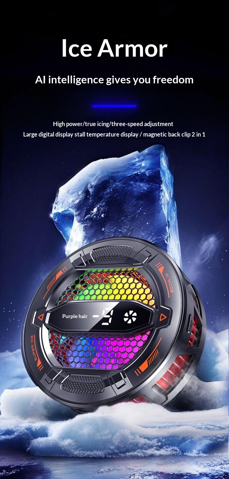Magnetic Phone Cooler — lifestyle 1