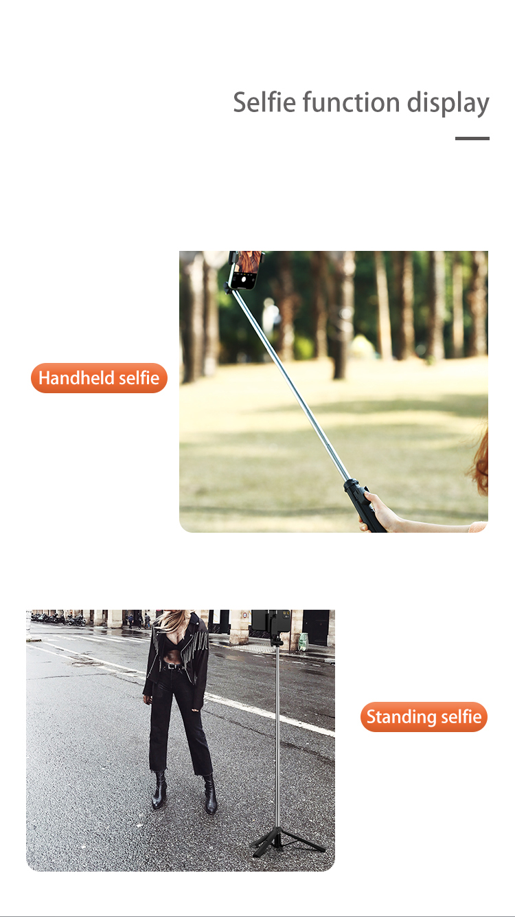 A32-2 Single Slip One Piece Plegable Fotografía Trípode Barra Estirable Selfie Stick Multifunción Trípode - 160 Cm