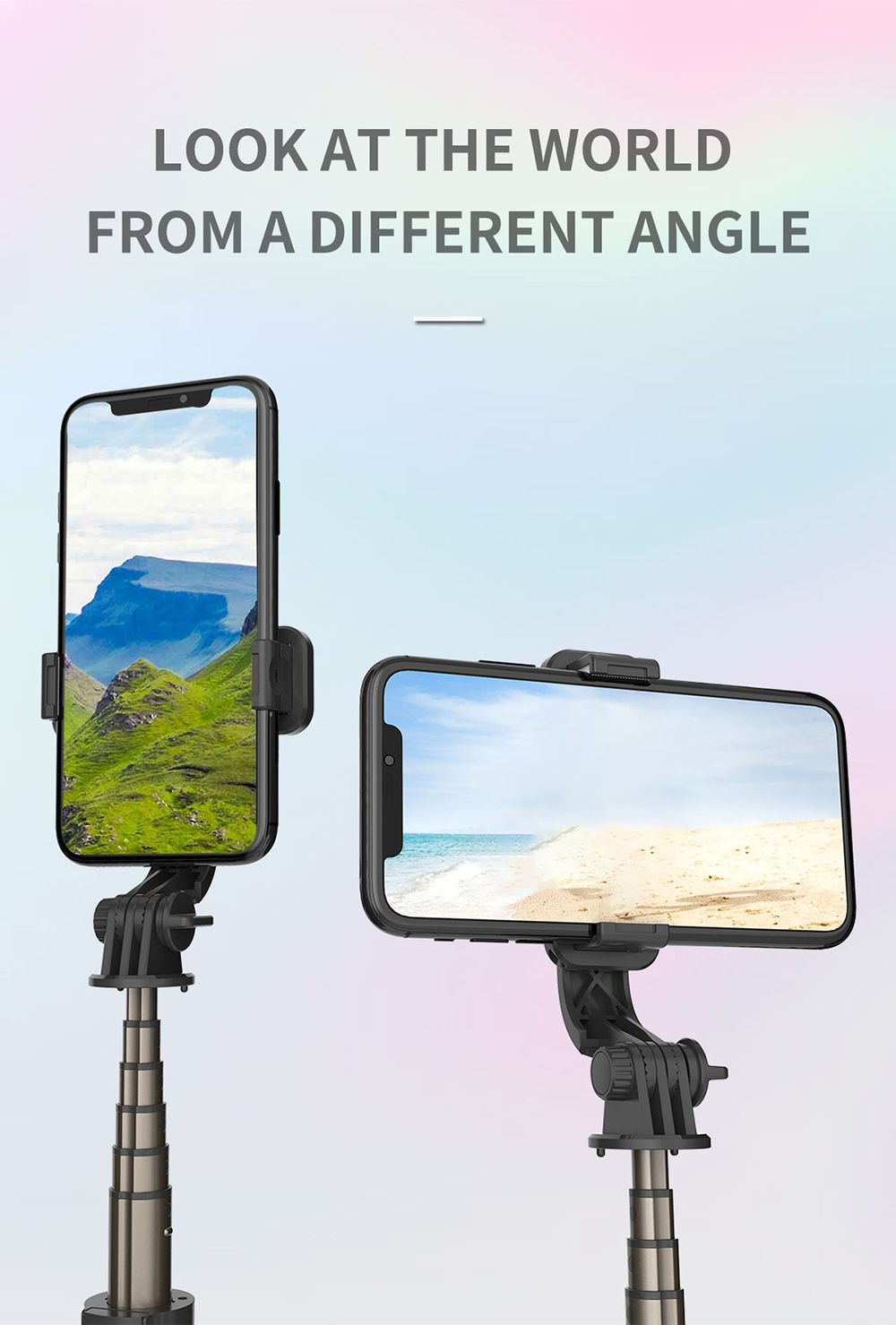 L10 Portable Tripod Удлинительная Bluetooth Selfie Stick С Удаленным Затвором