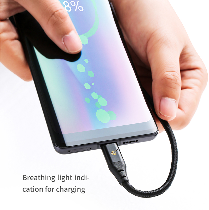 Gulikit NS10 Nintendo Switch Data Cable Data Cable USB Type-C Быстрая Зарядка Brating Light Data Cable, 0,2 М