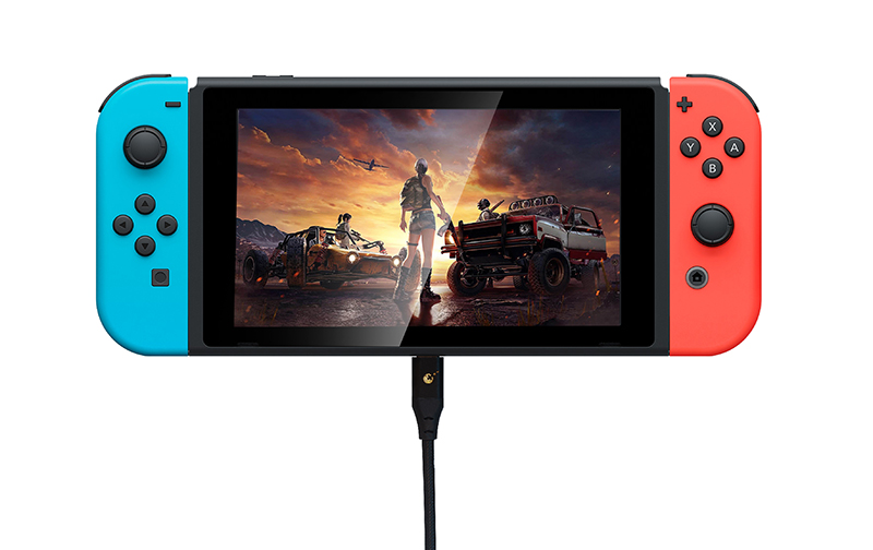 GULIKIT NS10 Nintendo-Switch-Datenkabel USB-Typ-C Schnelles Ladet Breating-Lichtdatenkabel, 0,2m