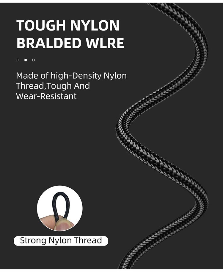 USLION 3A USB a Type-C 180 ° Codo Giratorio Cable de Carga Rápida Cable de Datos, 1m - Negro