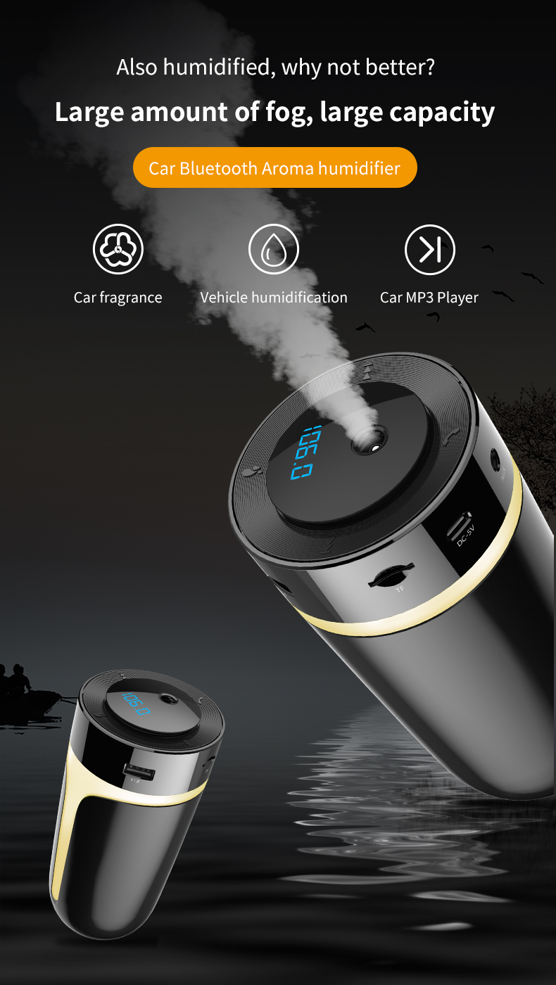 S10 Auto Bluetooth Aroma Luftbefeuchter Auto MP3-Player