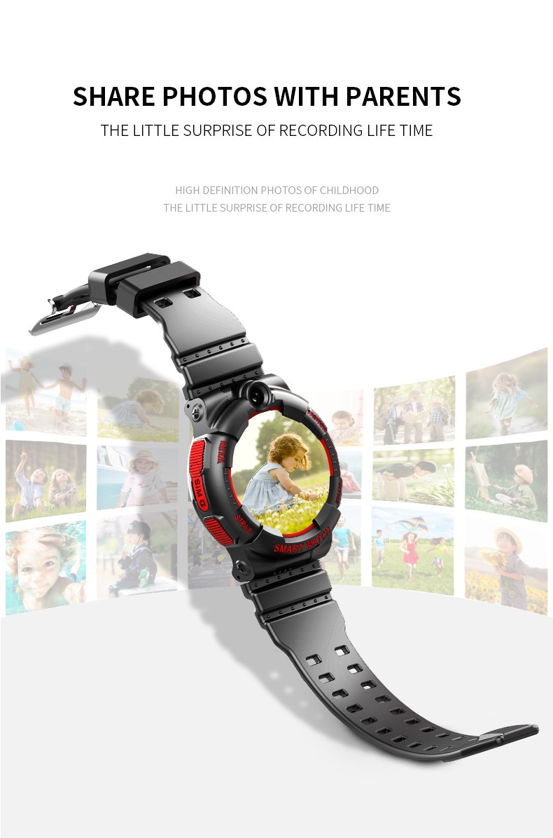 Y01 4G GPS Multifunción Multifunción 1.4 "reloj Inteligente IP67 Reloj Digital Impermeable Con Videollamadas/foto hd Para Niños - Rosado