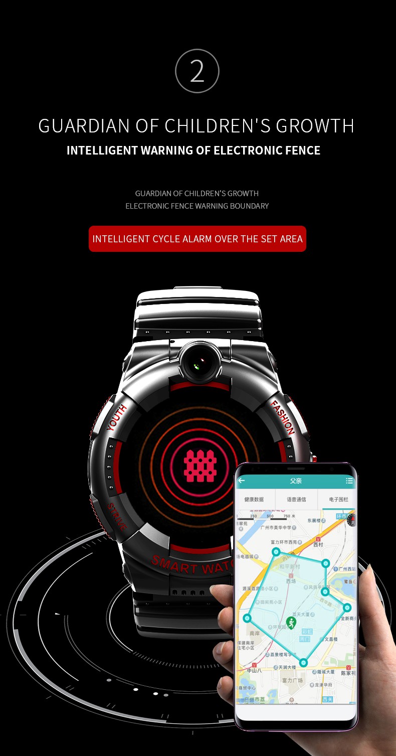 Y01 4G GPS Multifuncional 1,4 "screen Smart Watch Ip67 Relógio Digital à Prova D'água Com Videochamada/foto hd Para Crianças - Rosa