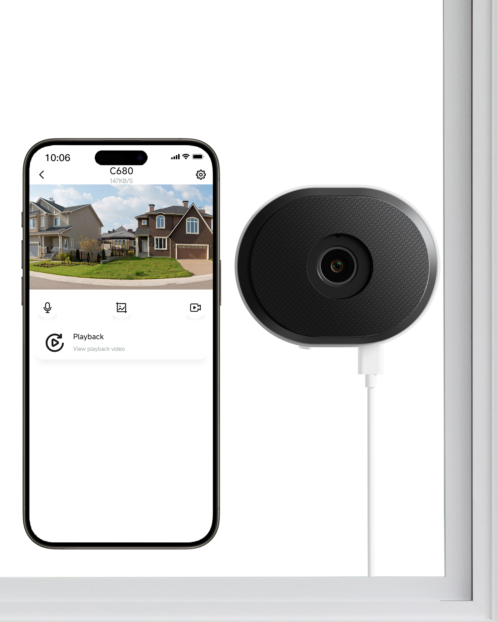 2K WiFi Security Camera with Night Vision — lifestyle 1