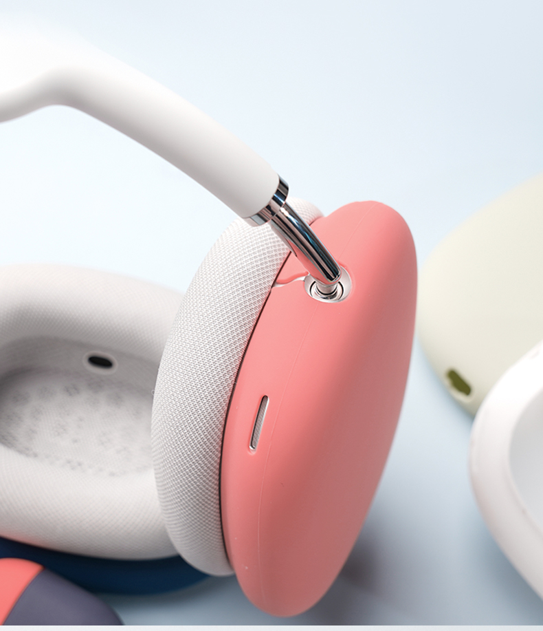 Silikon-Schutzhülle + Harter Tragetasche Für Apple Airpods Max Kopfhörer - Blau