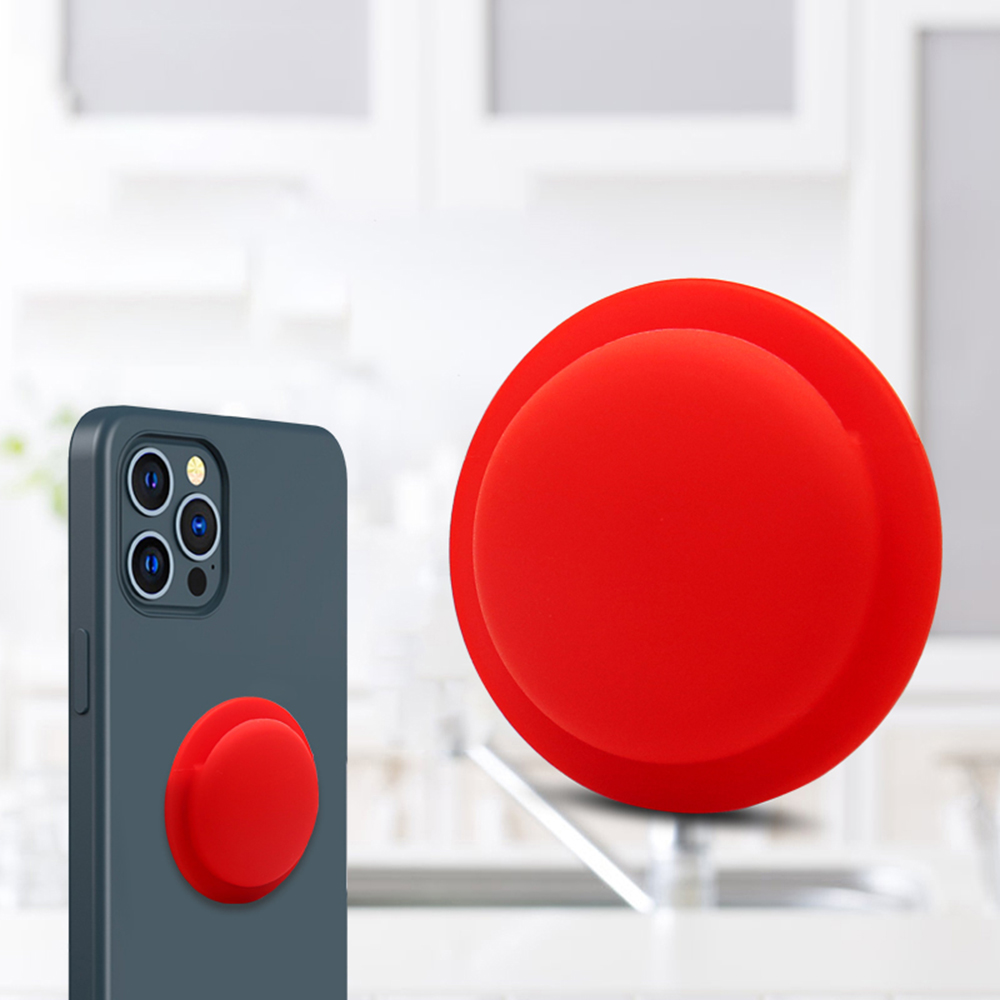 Stick Na Capa Silicone Silicone Case Protetora Para Apple Airtags 2021 - Vermelho