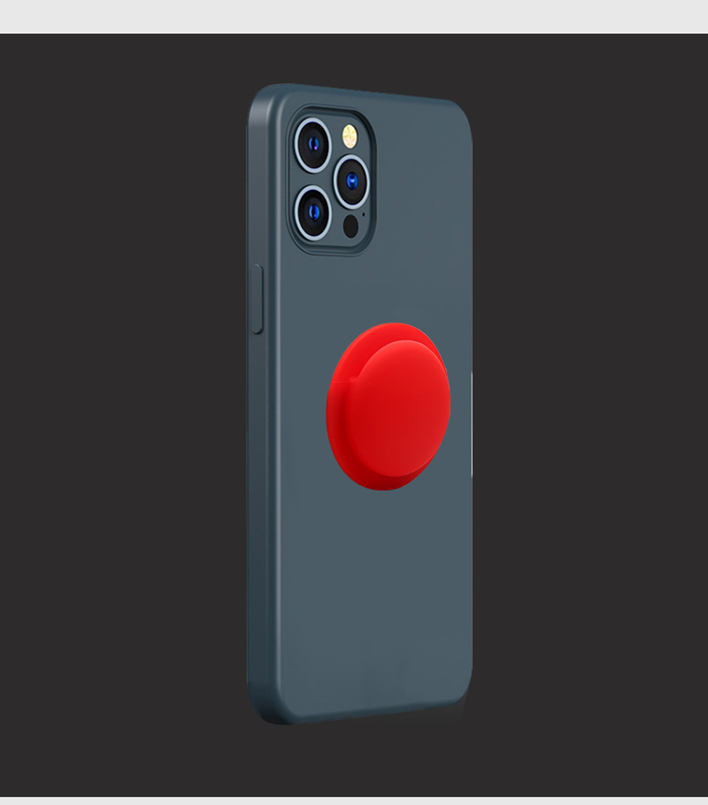 Stick Na Capa Silicone Silicone Case Protetora Para Apple Airtags 2021 - Vermelho