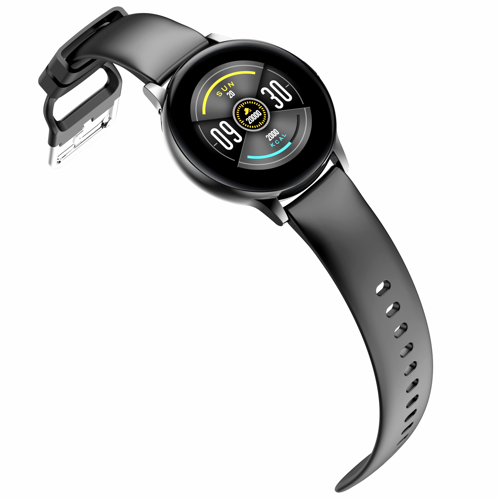 LEMONDA SMART S23 1.4 Full Touch + Button Smart Watch Information Push Sleep Monitoring IP67 Waterproof - Black-5