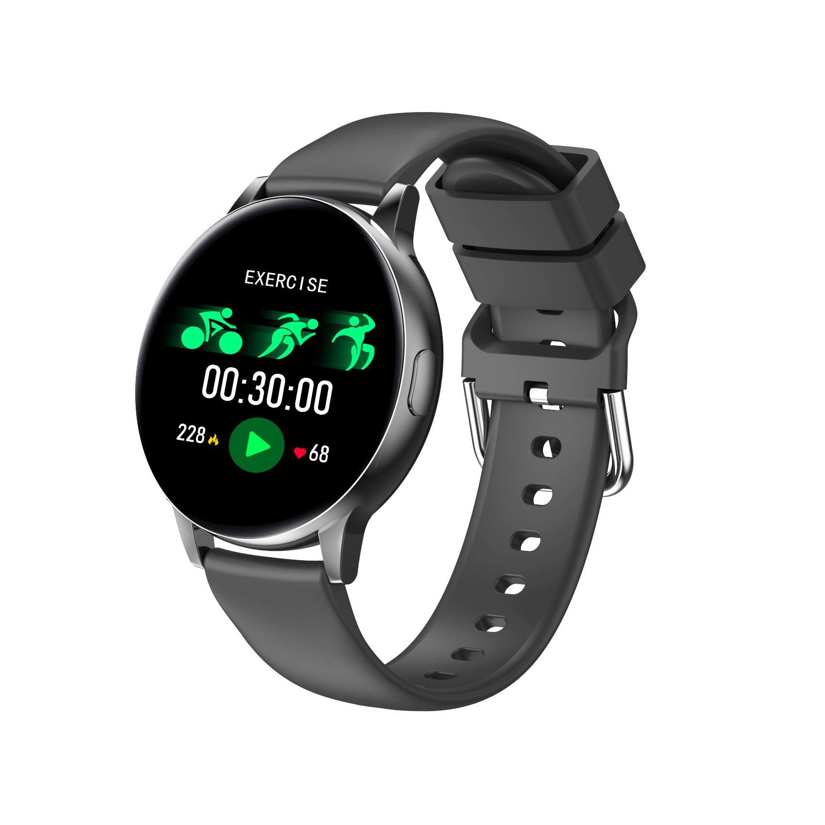 LEMONDA SMART S23 1.4 Full Touch + Button Smart Watch Information Push Sleep Monitoring IP67 Waterproof - Black-18