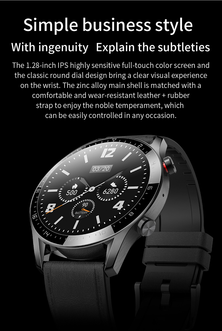 Compre Lemonda Smart GT05 1.28 Pulgadas Touch Full Touch Smart Watch  Bluetooth Call PPG + ECG Medición IP67 Reloj Multifunción - Negro en China  | TVC-Mall.com