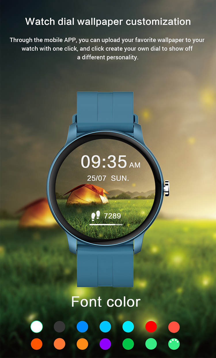 Compre Z2 Smart Watch 1.3inch Pantalla Redonda Reloj De Pulsera Support  Bluetooth Llamada Monitor De Frecuencia Cardíaca - Negro en China |  TVC-Mall.com