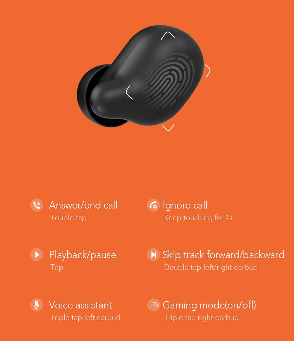 Xiaomi Haylou T15 Wireless Ohrhörer Bluetooth Headset Touch Control Ohrhörer HD Stereo-rausch-reduktion Kopfhörer