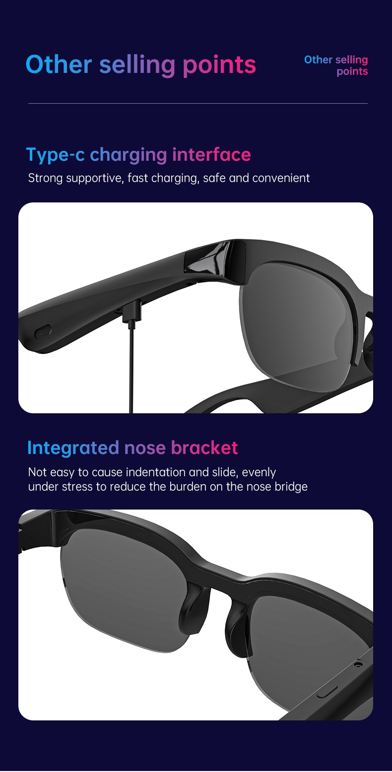 Bluetooth Audio Sunglasses, Open-Ear Sound — lifestyle 10
